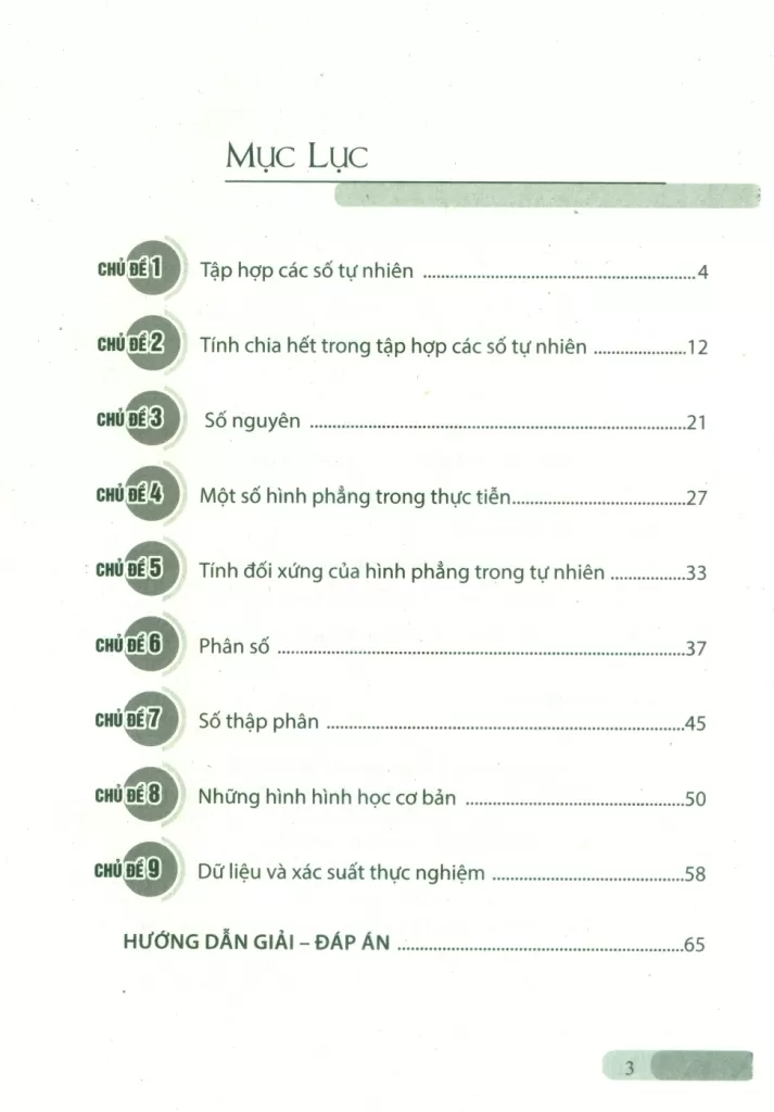 TOÁN LỚP 6 - CÁC BÀI TOÁN THỰC TẾ (Theo chương trình GDPT 2018)